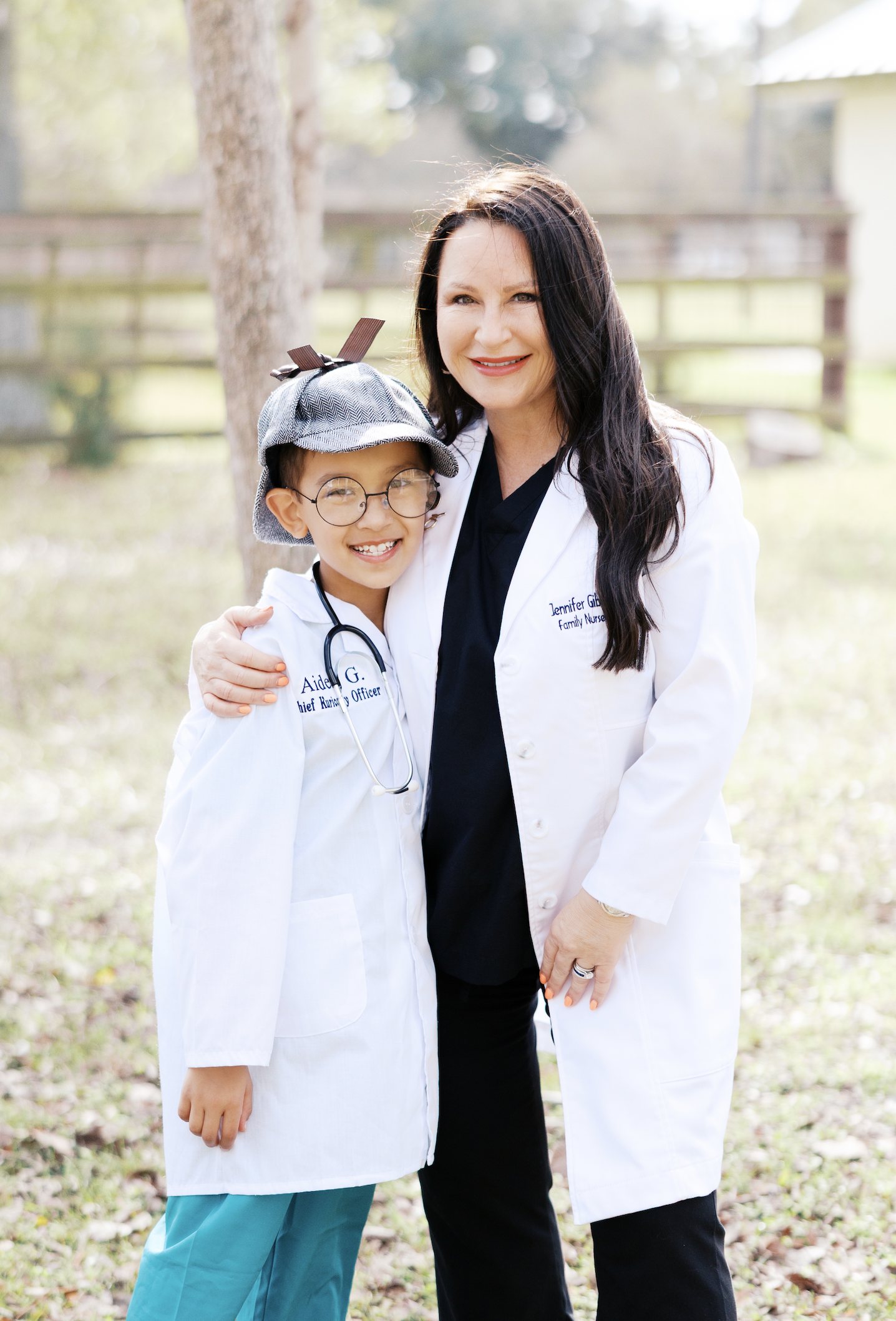 Jennifer and Aiden Gibbons